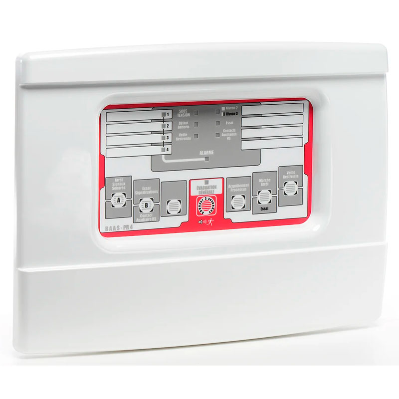 BLOC D'ALARME AUTONOME SONORE PR 4 ZONES