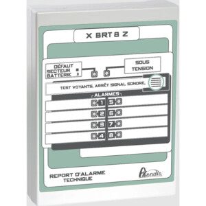 BOÎTIER DE REPORT DE SYNTHÈSE ALARME TECHNIQUE-8 ZONES