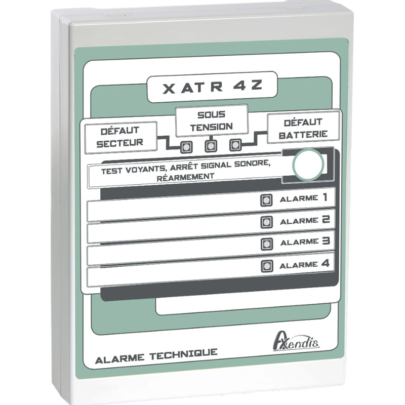 COFFRET D'ALARME TECHNIQUE 4 DIRECTIONS - 2 RELAIS