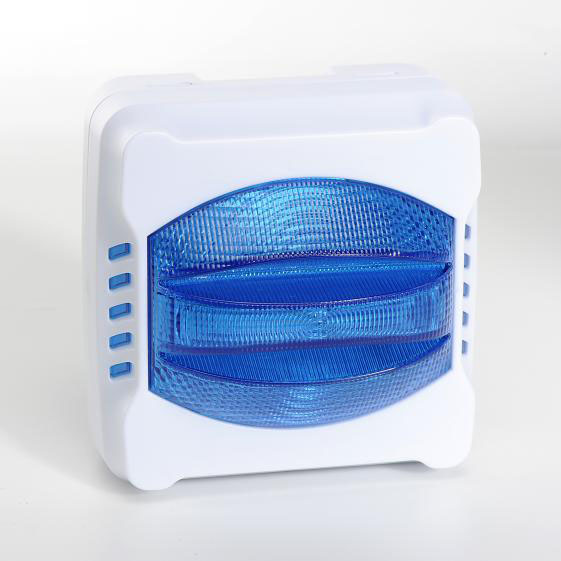 DISPOSITIF VISUEL D'ALARME FEU BLEU MURAL