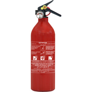 Extincteur poudre 1kg abc P. permanent avec manomètre