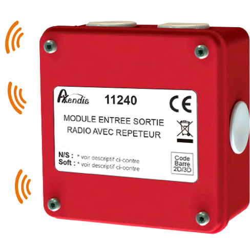 MODULE RELAIS AVEC RÉPÉTEUR INTÉGRÉ - ENTRÉE/SORTIE