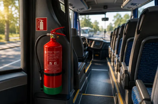Tout savoir sur l&rsquo;extincteur obligatoire en transport